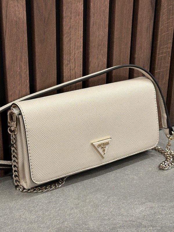 Guess - Noelle II Xbody Flap Organizer - Beige