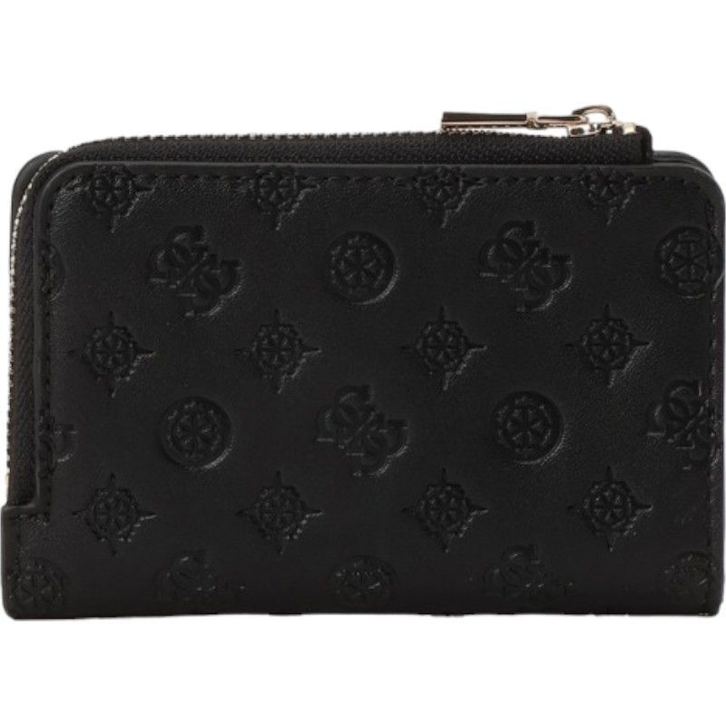 Guess - Arlena Logo Zip Around Card Case - Zwart