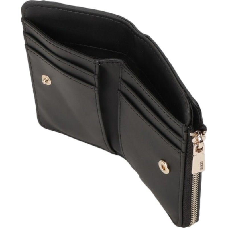 Guess - Arlena Logo Zip Around Card Case - Zwart