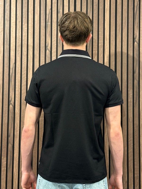 Guess - Paul Pique Ss Polo - Zwart