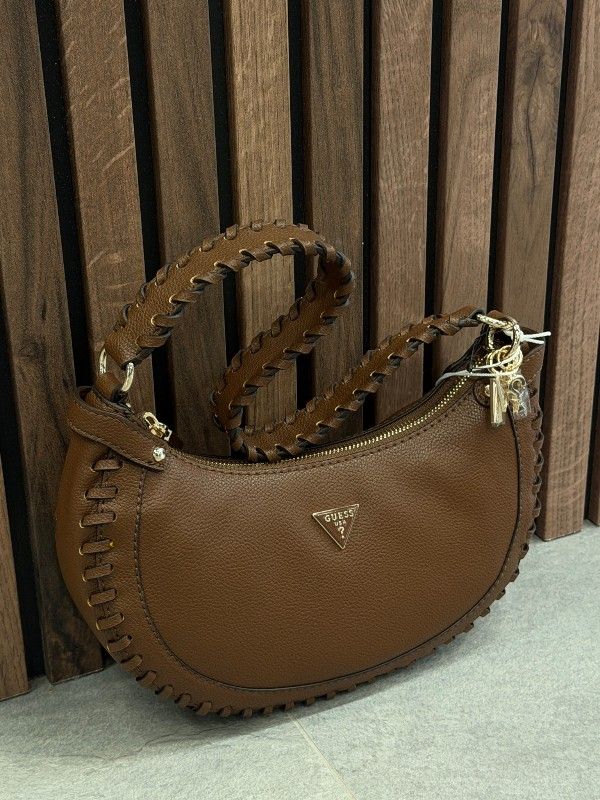 Guess - Petra Hobo Shoulder Bag - Bruin