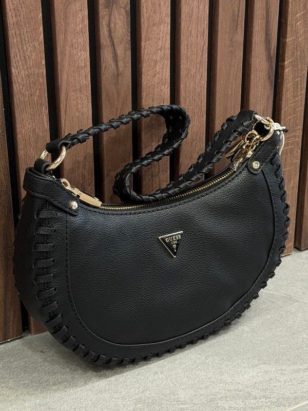 Guess - Petra Hobo Shoulder Bag - Zwart