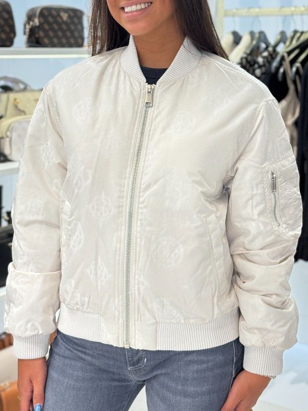Guess - Philomene Logo Bomber - Beige
