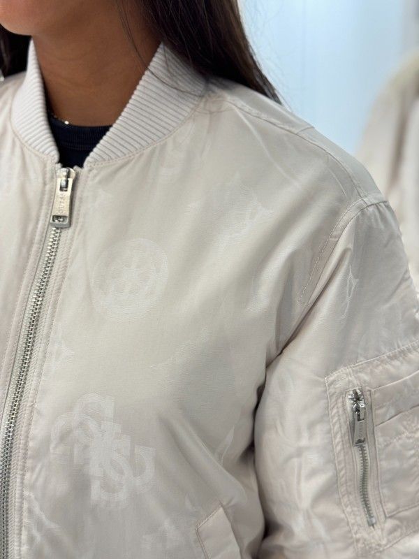 Guess - Philomene Logo Bomber - Beige