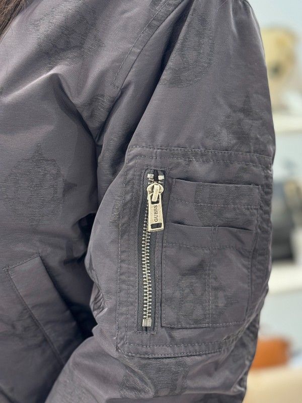 Guess - Philomene Logo Bomber - Zwart