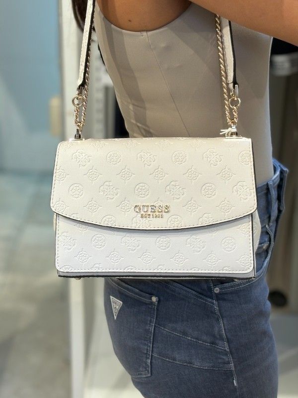 Guess - Phoebe Convertible Xbody Flap - Wit