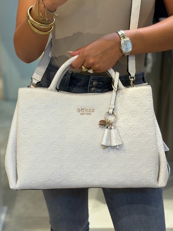 Guess - Phoebe Girlfriend Satchel - Wit