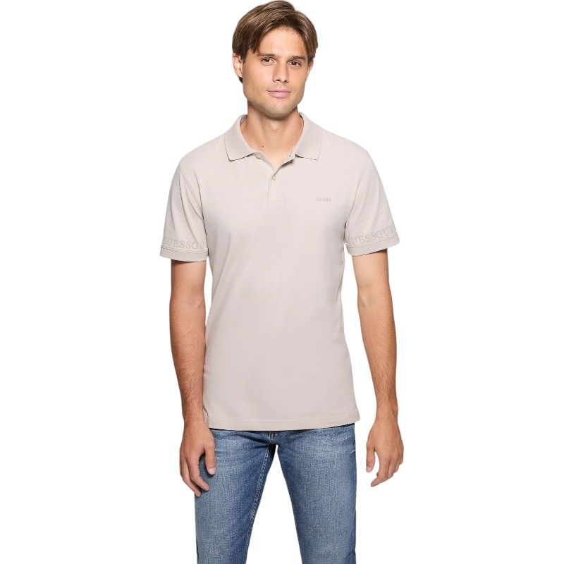 Guess - Nolan Ss Polo - Beige