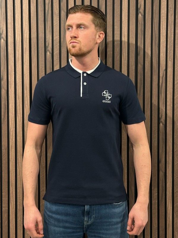 Guess - Lyle Ss Polo - Blauw