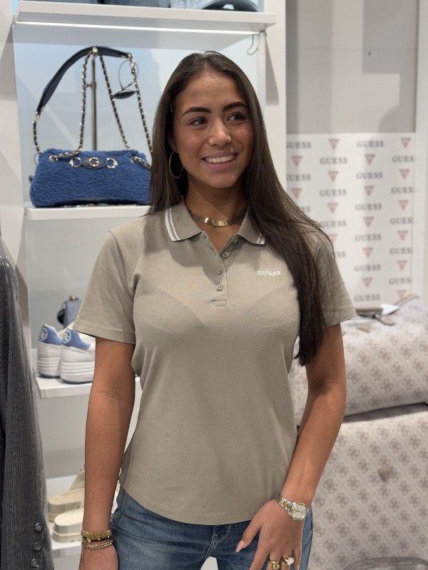 Guess Active - Amaryllis Regular Polo - Groen