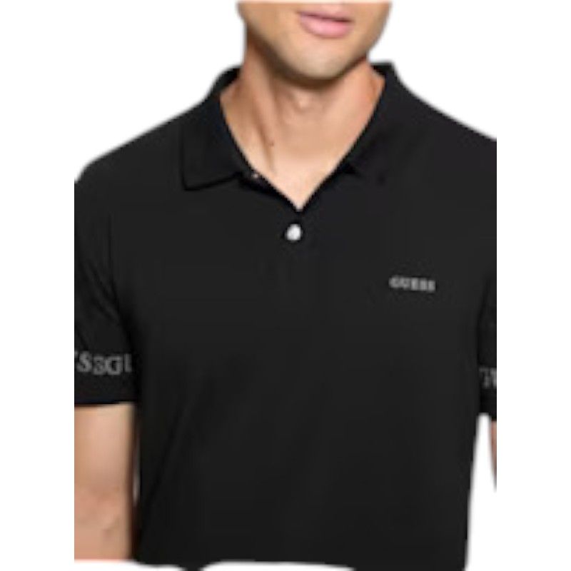 Guess - Nolan Ss Polo - Zwart