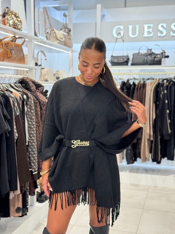 Guess - Poncho - Zwart