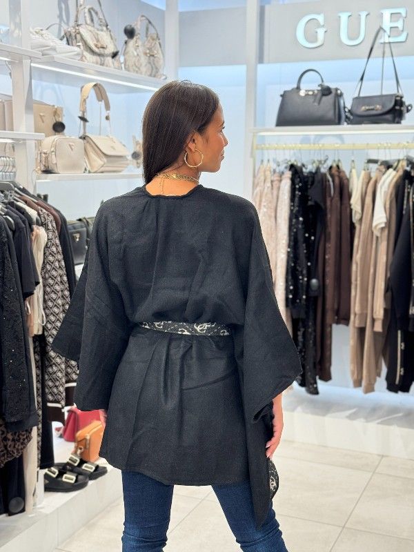 Guess - Poncho - Zwart