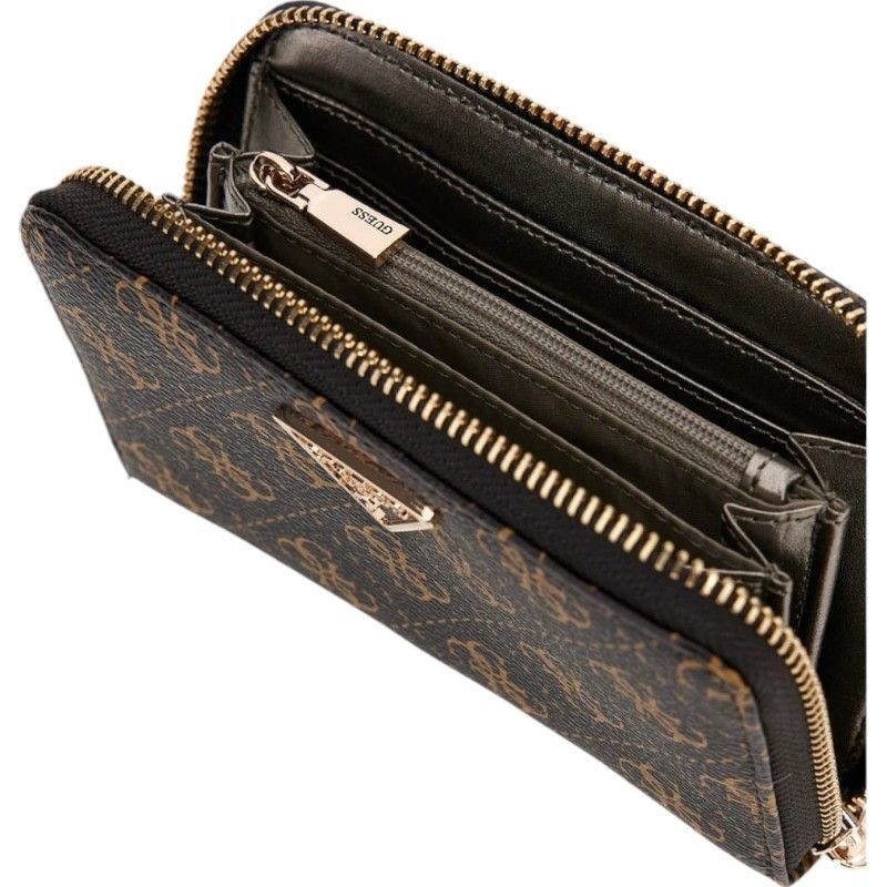 Guess - Eco Erica Slg Portemonnee - Bruin