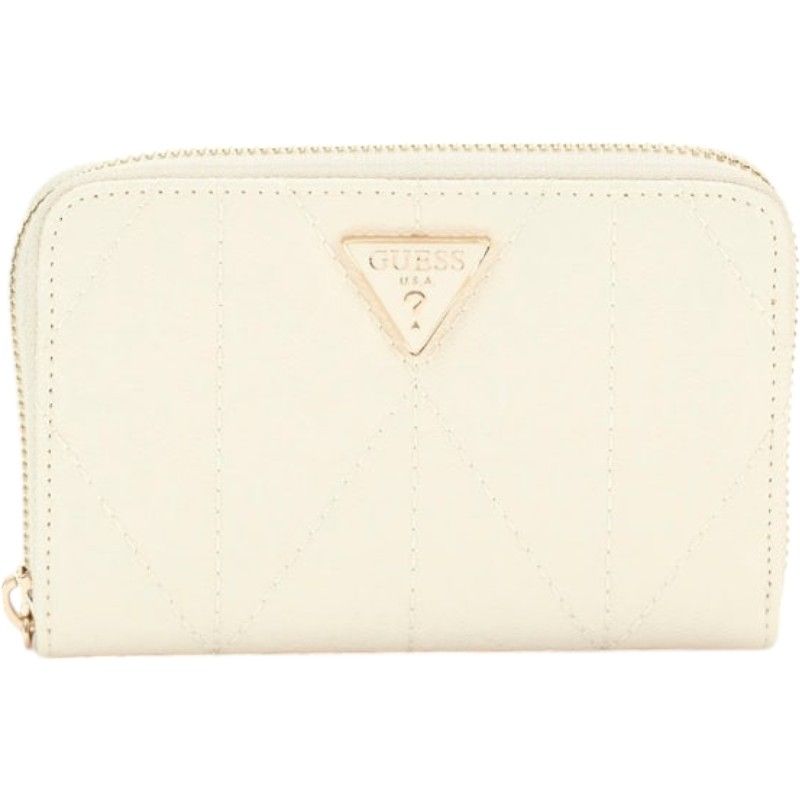 Guess - Aldina Slg Medium Zip Around - Wit