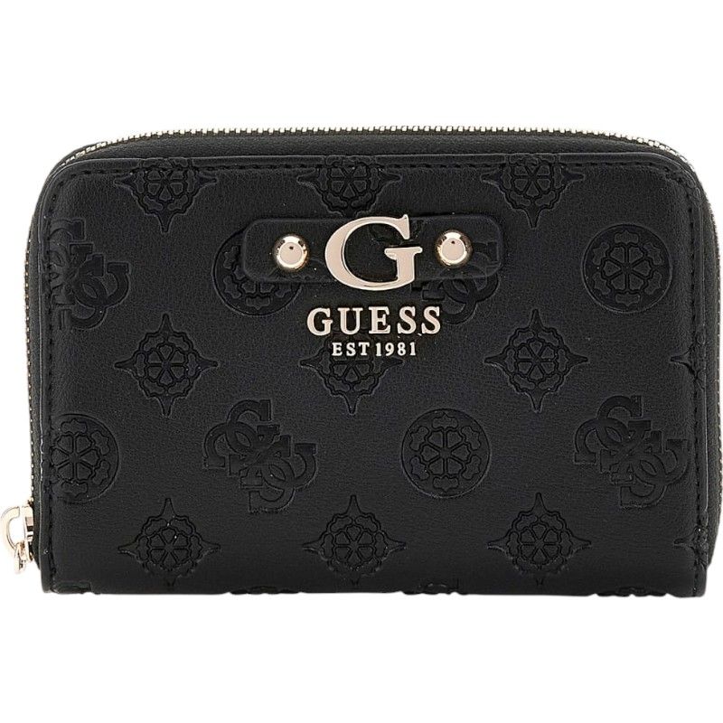 Guess - Gerty Slg Medium Zip Around - Zwart