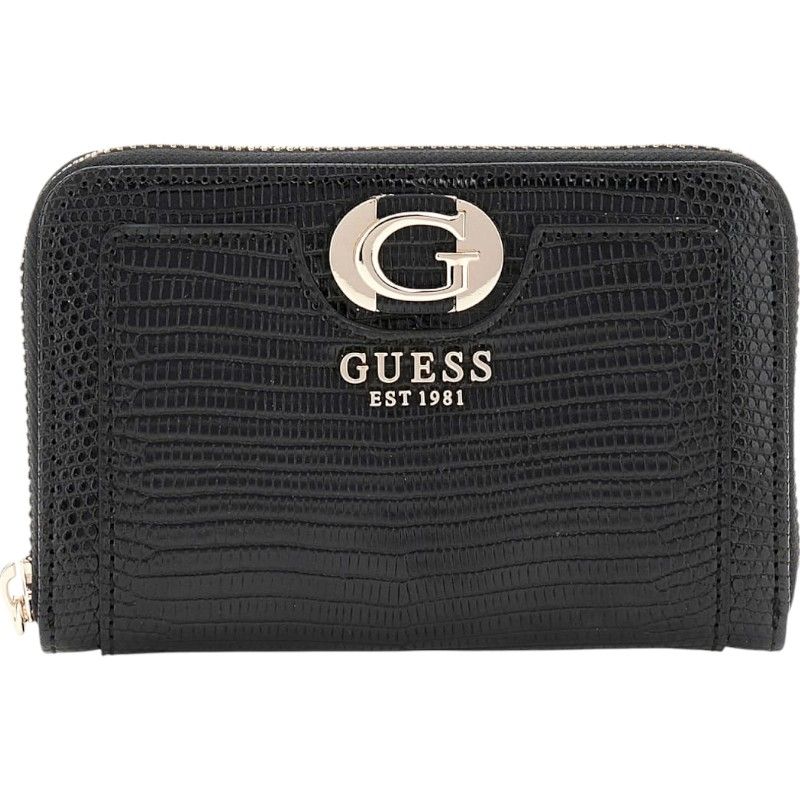 Guess - Orlina Slg Medium Zip Around - Zwart