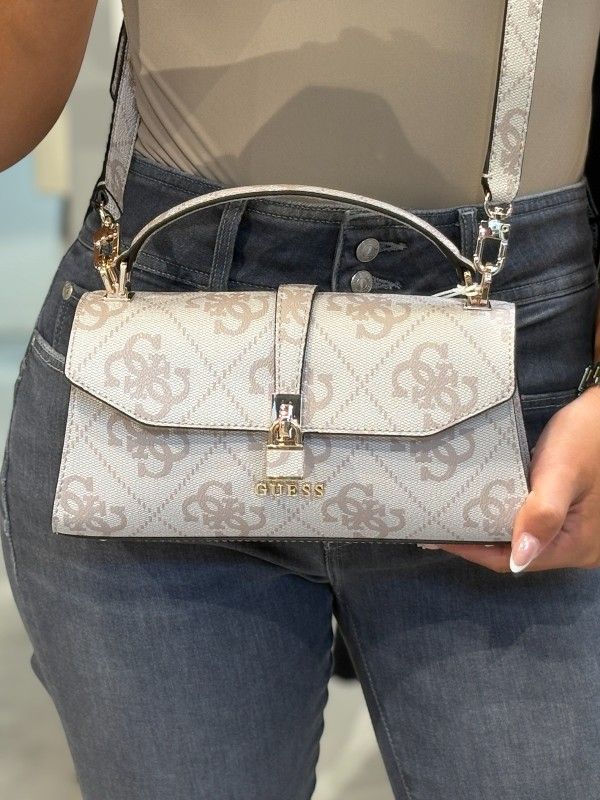 Guess - Queensland Top Handle Flap - Beige