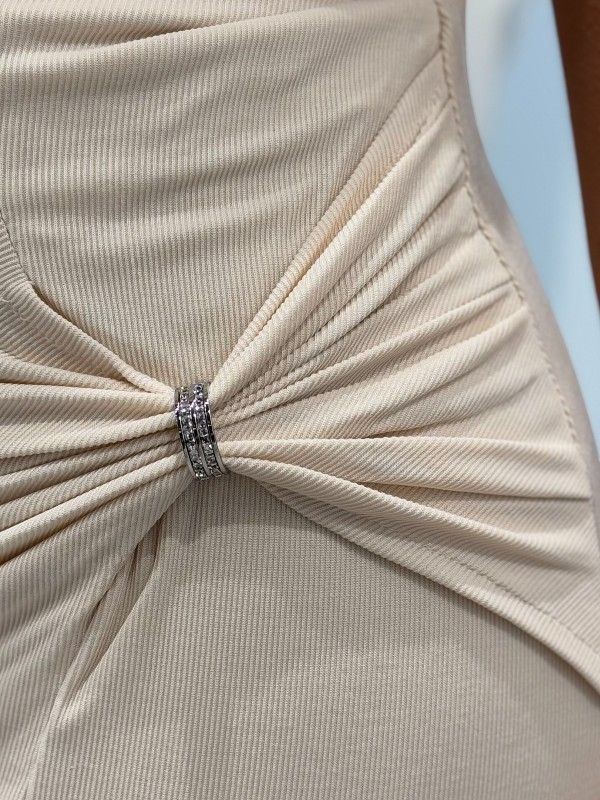 Guess - Aimee Jewel Drap Skirt - Beige