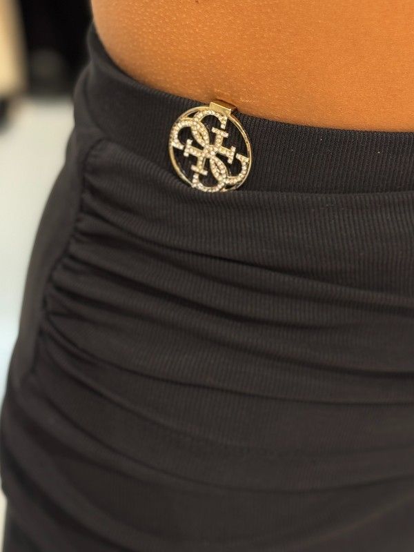 Guess - Prisca Jewel Pencil Skirt - Zwart
