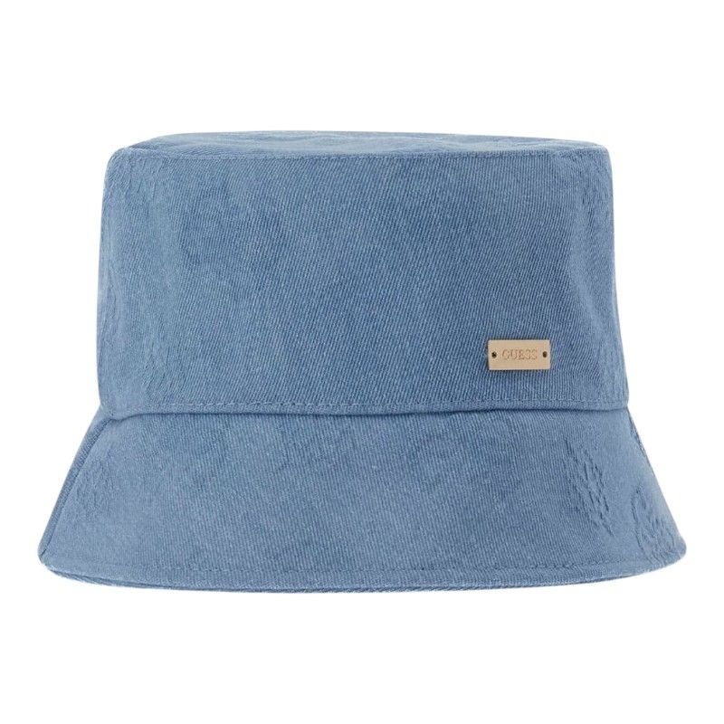 Guess - Ruby Denim Bucket Hat - Blauw