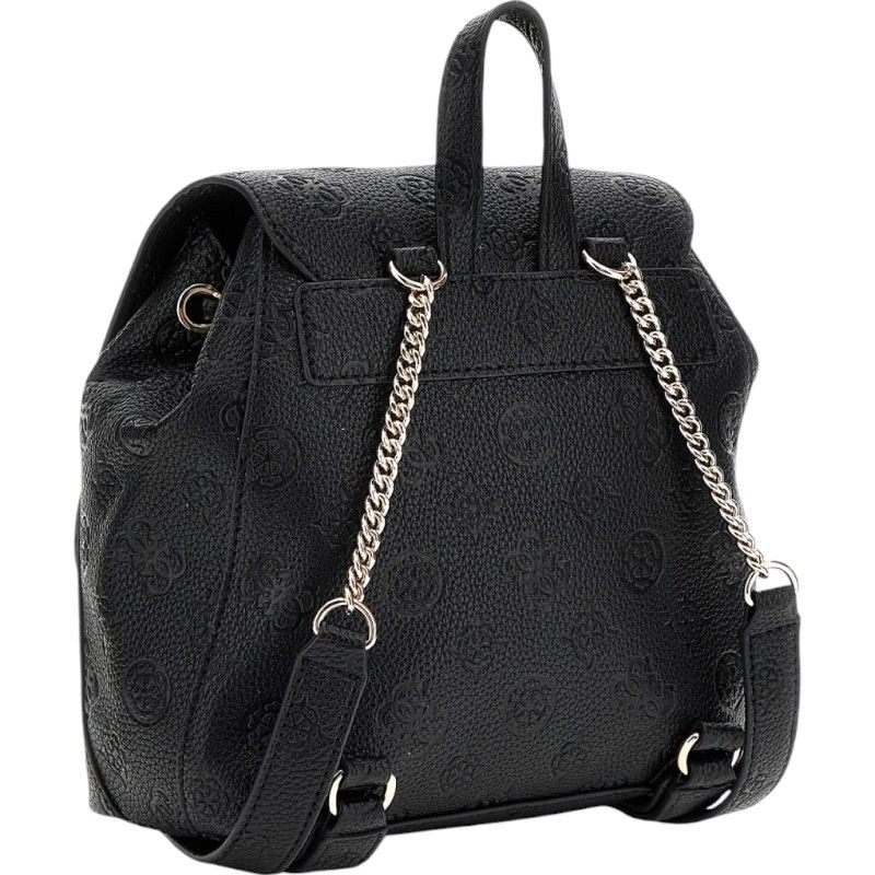 Guess - Cresidia Small Flap Backpack - Zwart