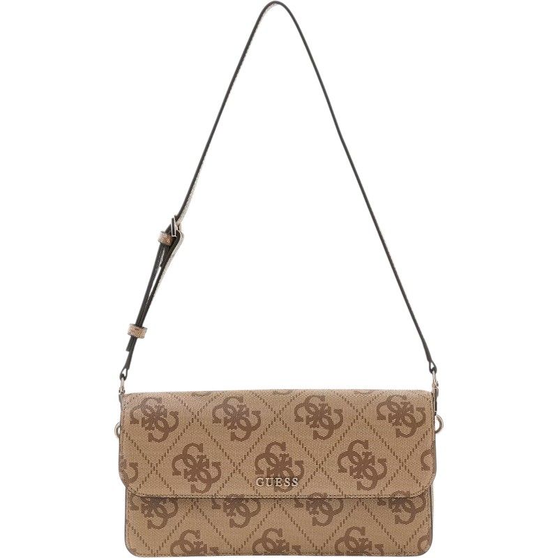 Guess - Sadie Flap Shoulder Bag - Beige