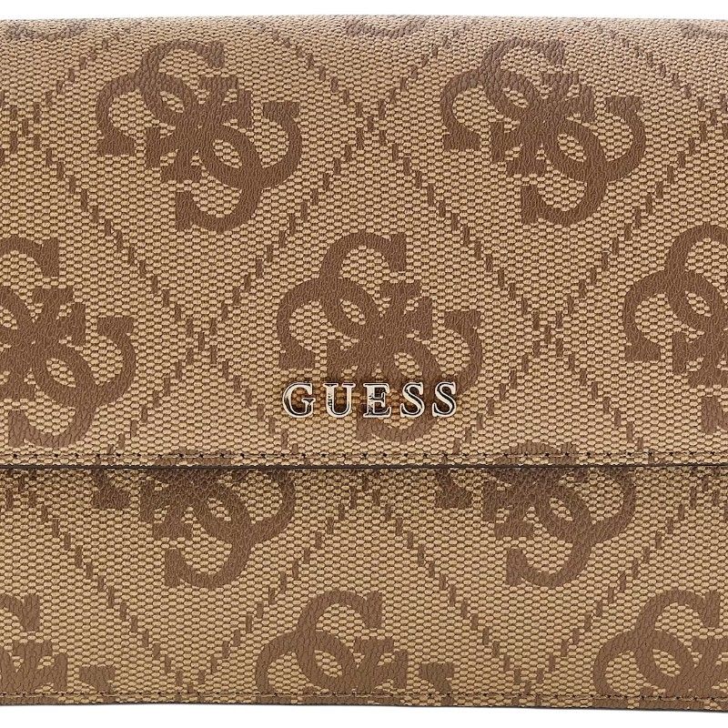 Guess - Sadie Flap Shoulder Bag - Beige
