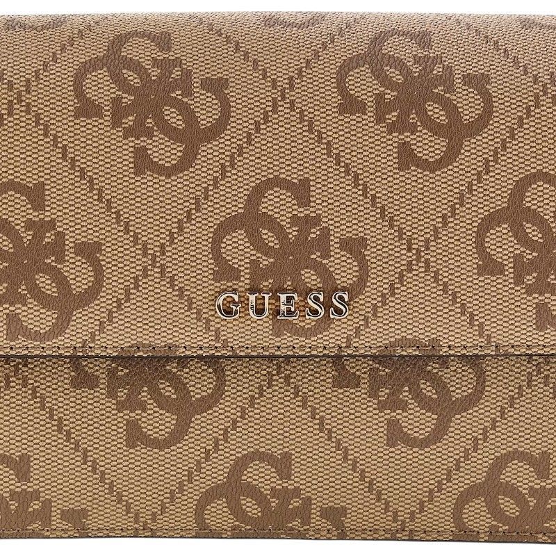 Guess - Sadie Flap Shoulder Bag - Beige