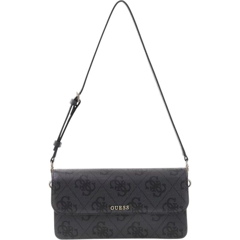 Guess - Sadie Flap Shoulder Bag - Zwart