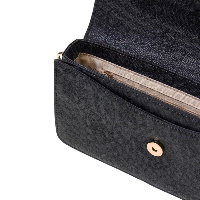 Guess - Sadie Flap Shoulder Bag - Zwart