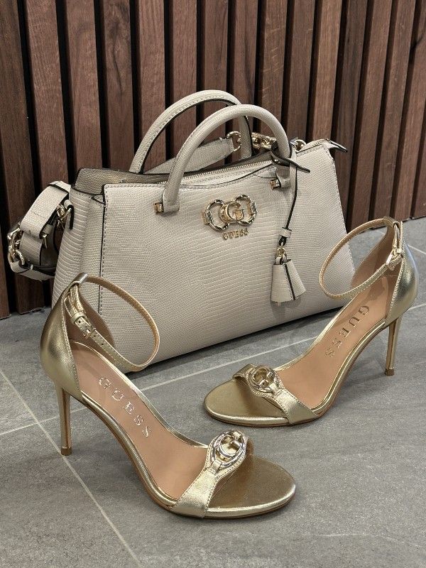 Guess - Salinge Luxury Satchel - Beige