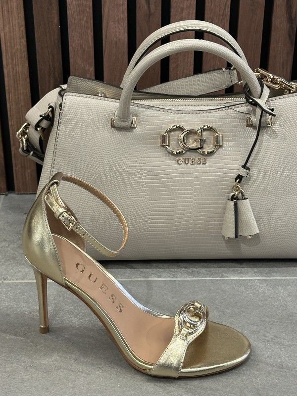 Guess - Salinge Luxury Satchel - Beige