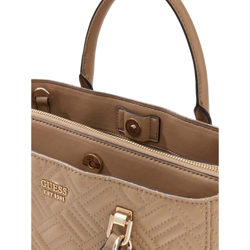Guess - Sally Triple Comp Satchel - Beige