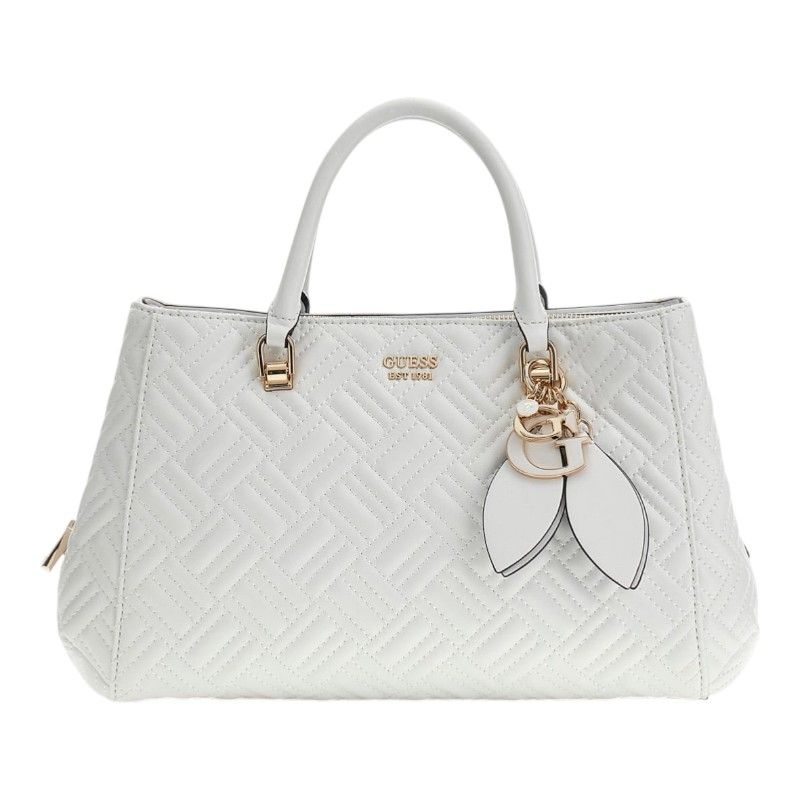 Guess - Sally Triple Comp Satchel - Wit