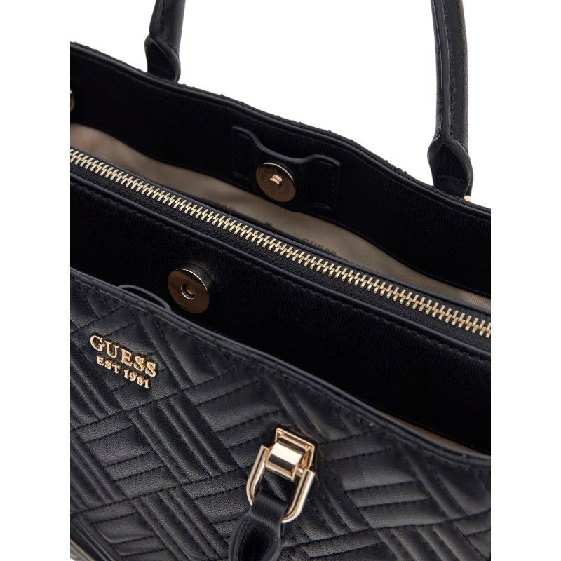 Guess - Sally Triple Comp Satchel - Zwart