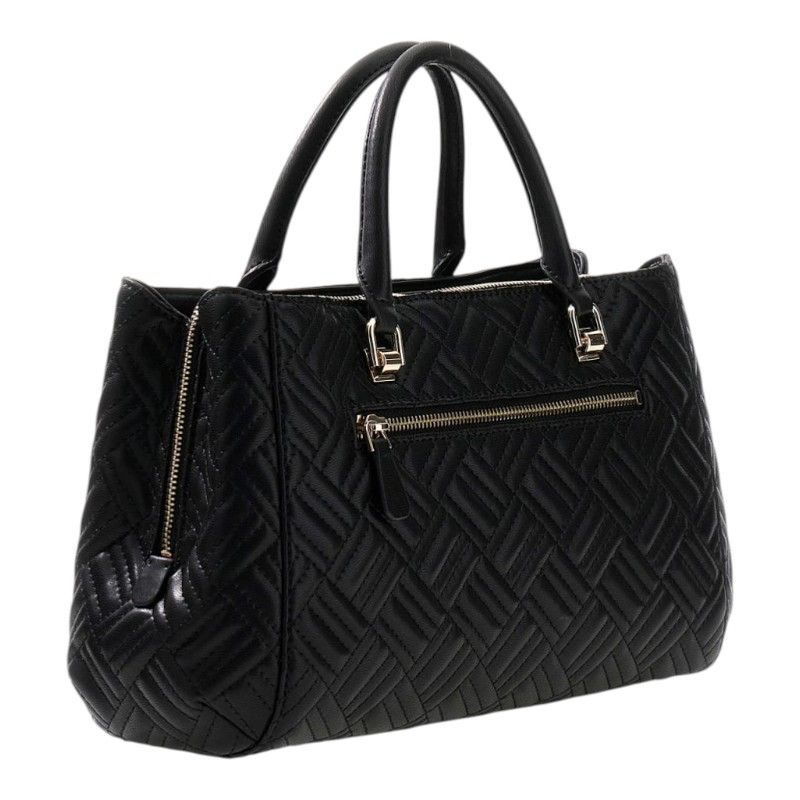 Guess - Sally Triple Comp Satchel - Zwart