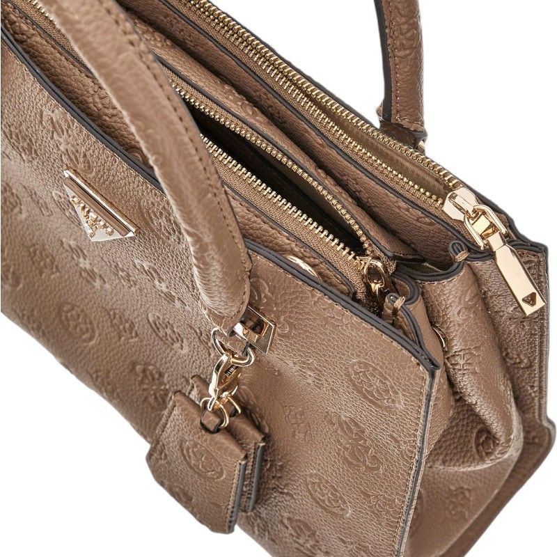 Guess - Cresidia Society Satchel - Beige