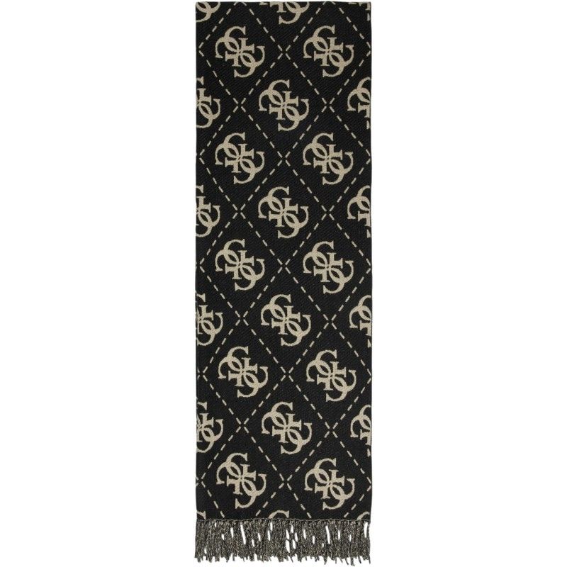 Guess - Scarf 70X190 - Zwart