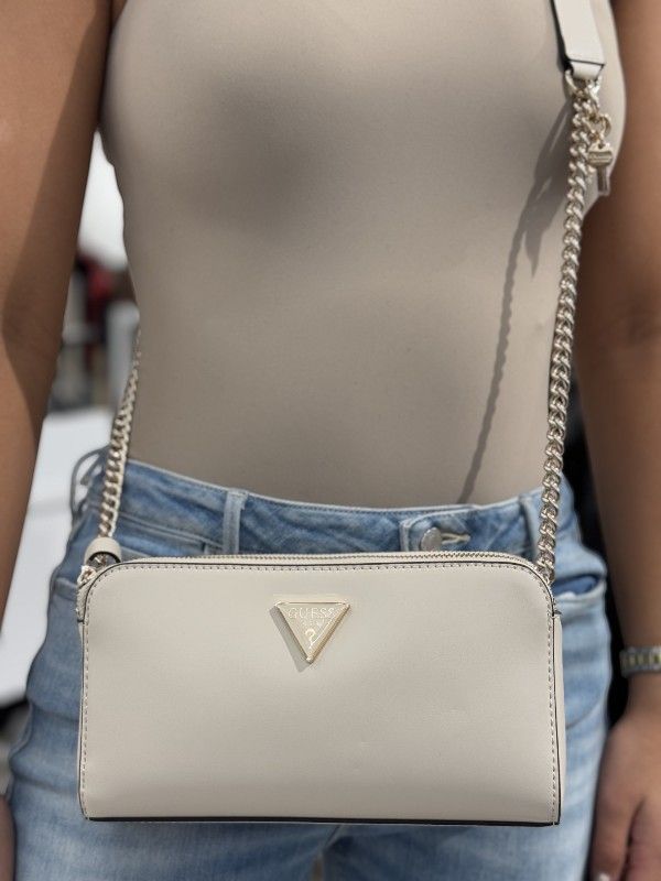 Guess - Daryna Status Crossbody - Beige