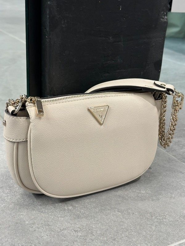 Guess - Fedora Shoulder Bag - Beige