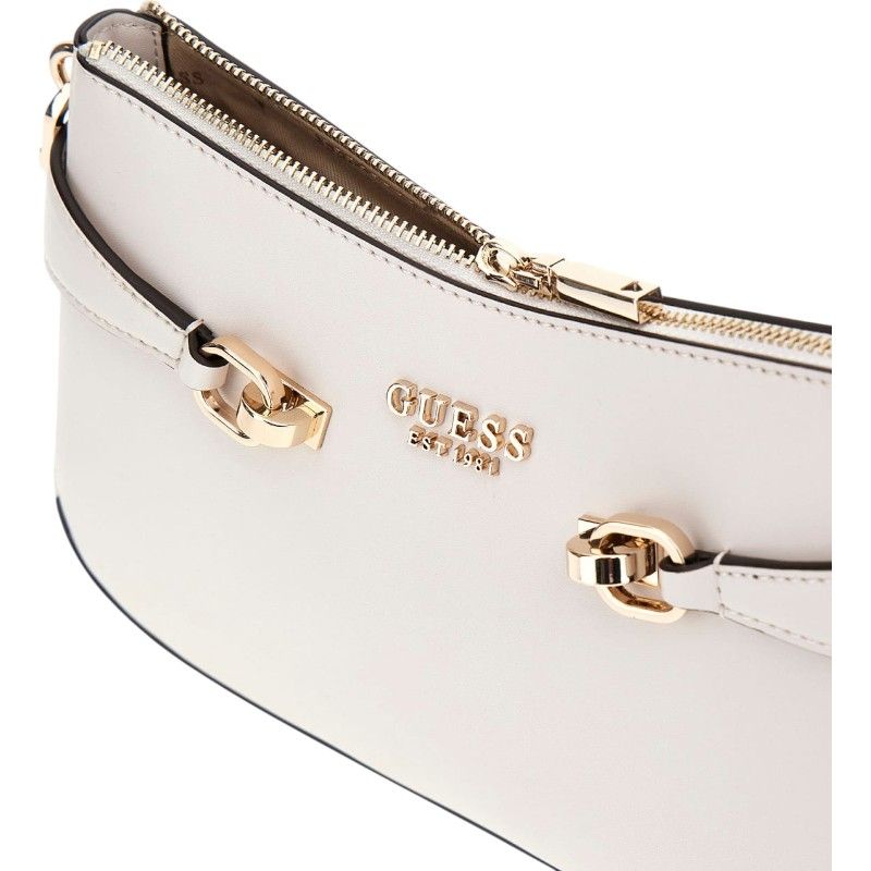 Guess - Lorelei Top Zip Shoulder Bag - Beige