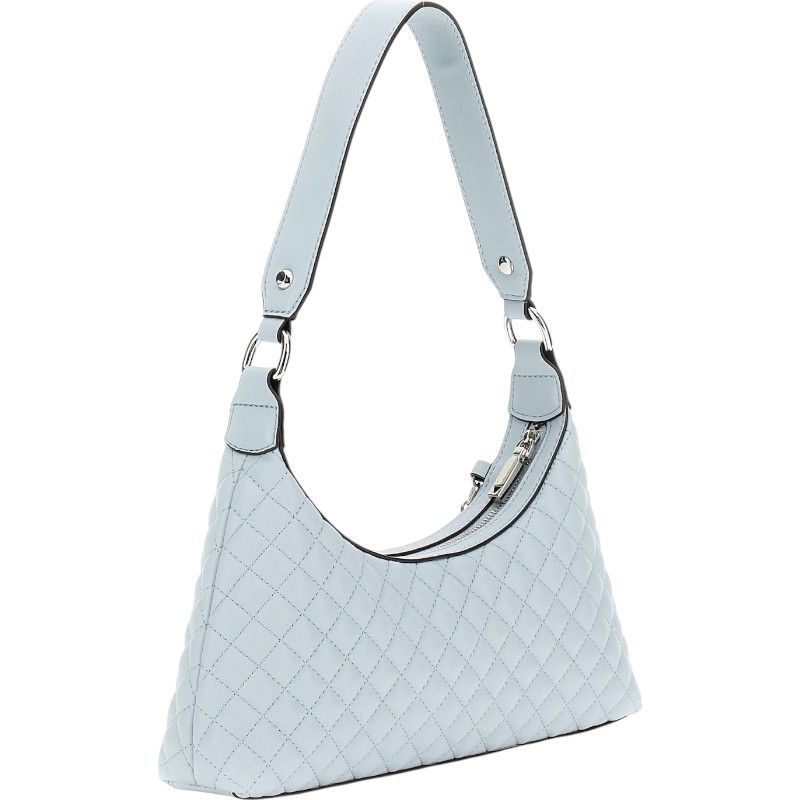 Guess - Everlee Top Zip Shoulder Bag - Blauw
