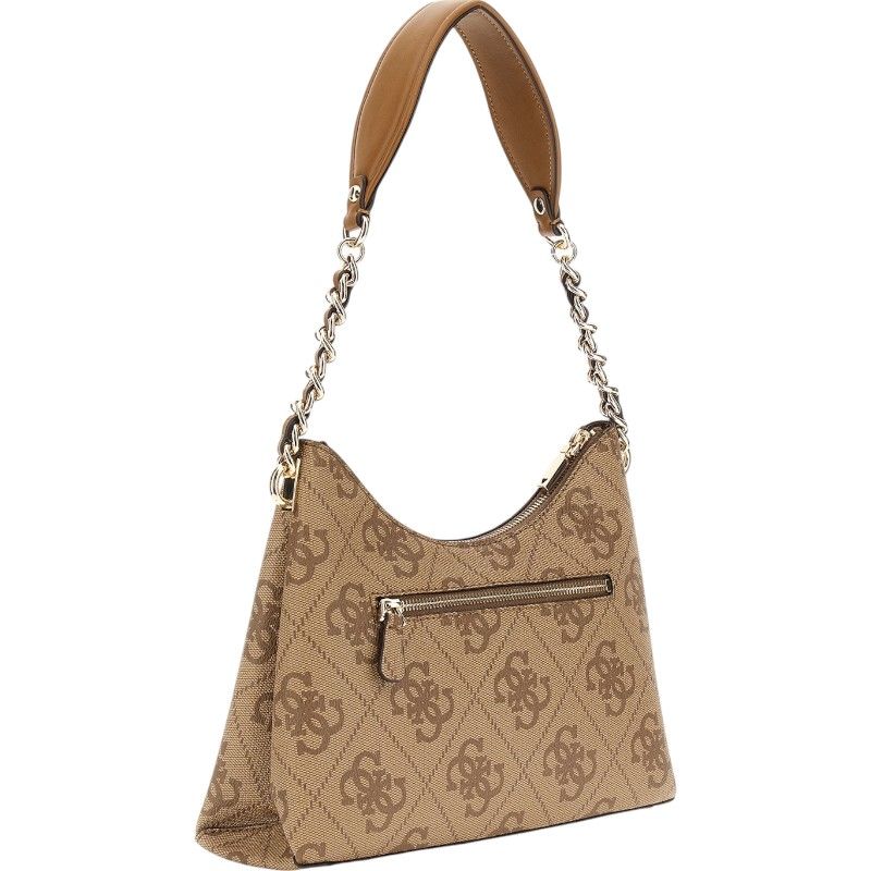 Guess - Izzy Top Zip Shoulder Bag - Bruin