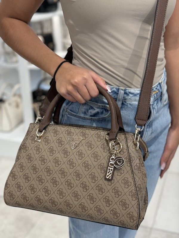 Guess - Noelle Luxury Satchel - Bruin