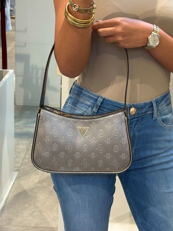 Guess - Arnela Mini Heart Bag - Grijs