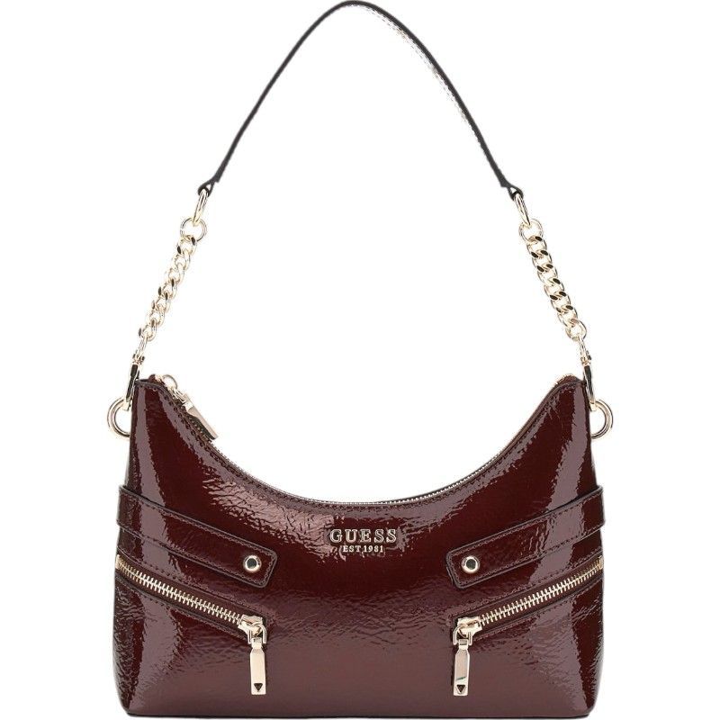 Guess - Trissa Top Zip Shoulder Bag - Rood