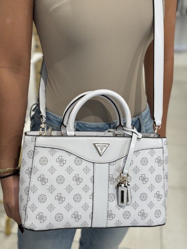 Guess - Dorys Luxury Satchel - Wit