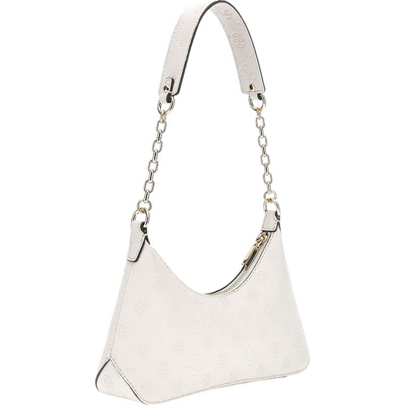 Guess - Gerty Top Zip Shoulder Bag - Wit