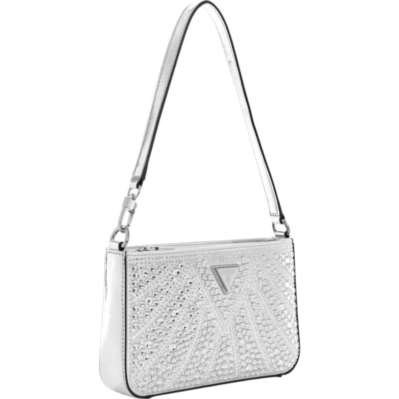 Guess - Beauvoir Mini Top Zip - Zilver